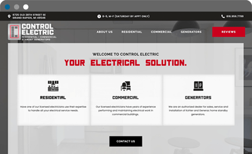 Control Electric Inc. screenshot